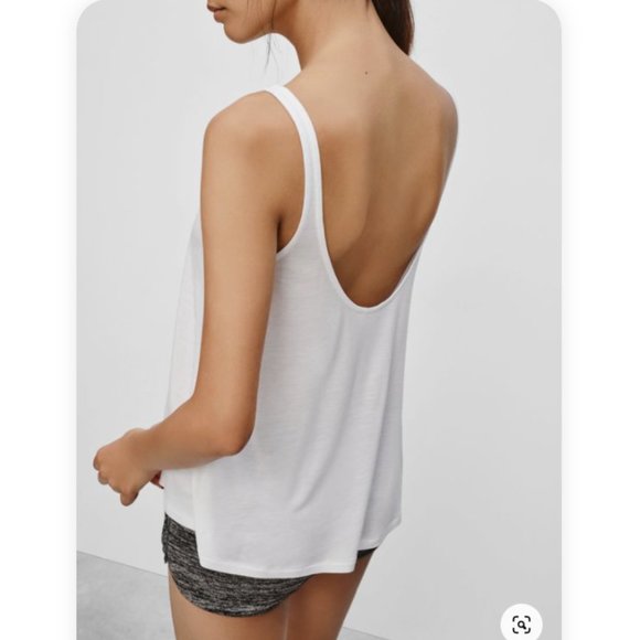 🎬✨ Wilfred Free - Andreea Striped Lightweight Tank Top - Picture 5 of 8